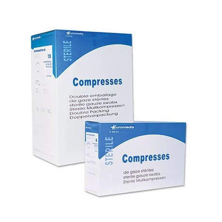 Compresses de gaze stériles - Euromedis