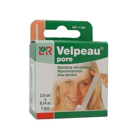 Sparadrap microporeux avec dévidoir