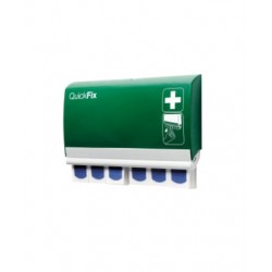 QUICKFIX Pansement-Distributeur,textile elastique détectable avec 2x45 pièce