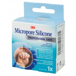 Sparadrap Micropore Silicone 3M