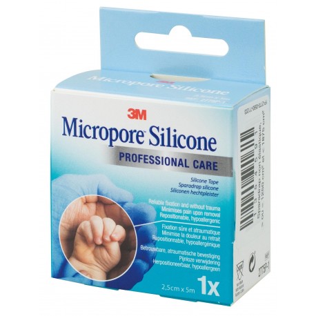 Sparadrap Micropore Silicone 3M