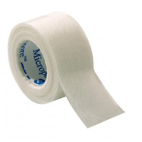 Micropore sans dévidoir 3M 1530-2 5 cm x 9.1m la boite 12