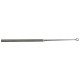 Curette fine pour dermatologie, fenêtrée, 16 cm x 7mm