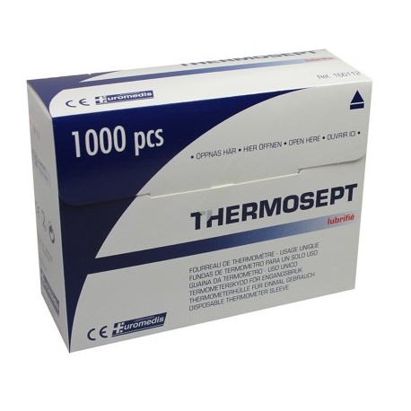 1000 pièces fourreaux de thermomètre non lubrifié Euromedis