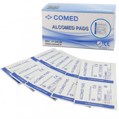 Alcomed Pads boîte de 100 pièces
