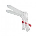Spéculum vaginal moyen à usage unique rouge 26mm