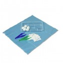 Set 2 pinces 5 compresses 5 tampons