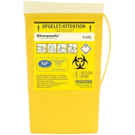 Collecteur de déchet Sharpsafe 0.6L
