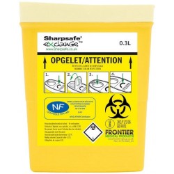Collecteur de déchet Sharpsafe 0.3L