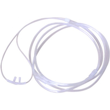Lunette à oxygène tubulure 2m embout droit enfant