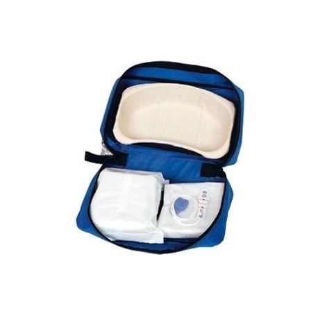 Pochette vide bleue pour sac Grimm