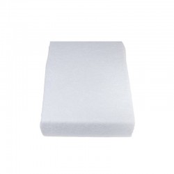 Housse éponge Luxe Blanche