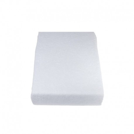 Housse éponge Luxe Blanche