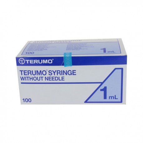 Seringue 1ml sans aiguille x 100 TERUMO