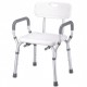 Chaise de douche avec accoudoirs