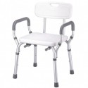 Chaise de douche avec accoudoirs