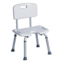 Chaise de douche réglable