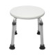 Tabouret de douche rond réglable