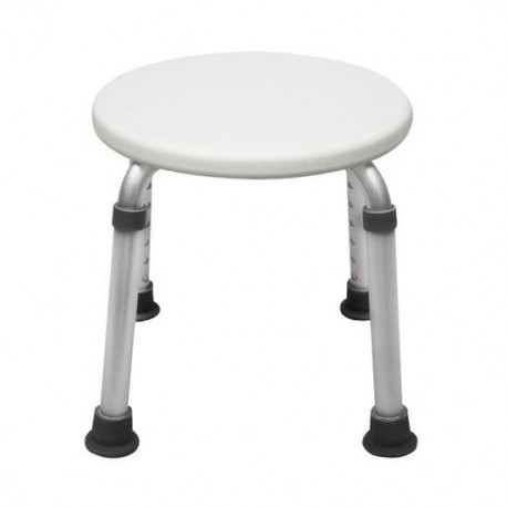 Tabouret de douche rond réglable