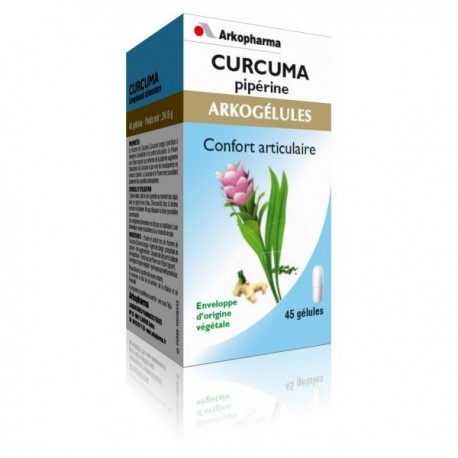 ARKOGELULES CURCUMA + PIPERINEGEL 45 GEL