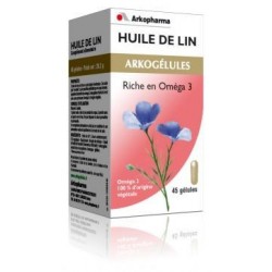 ARKOGELULES HUILE DE LIN 45 GEL