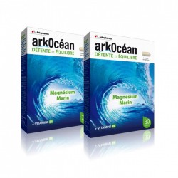 Arkocéan Magnésium lot de 2 x 20 ampoules