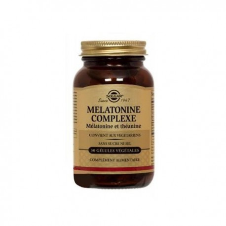 Solgar Mélatonine Complexe 30 Gélules Végétales