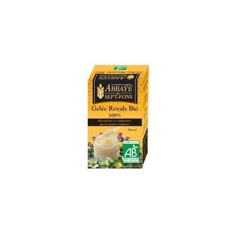 Gelée Royale Bio Non Congelée 25 g - Abbaye de Sept-Fons