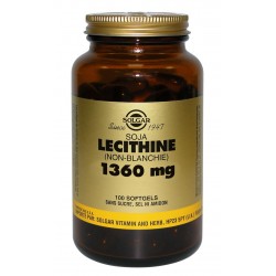 Lecithine de soja 1360 mg - Solgar
