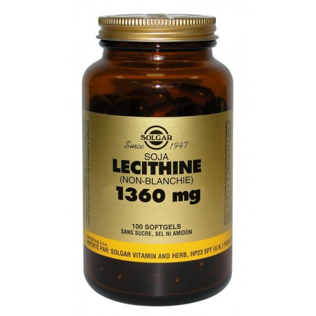 Lecithine de soja 1360 mg - Solgar