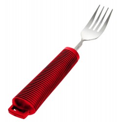 Couverts lestés fourchette rouge
