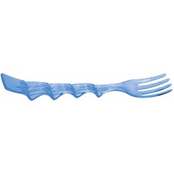 Fourchette & cuillère fourchette bleue