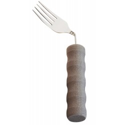 Couverts courbés avec manche en mousse fourchette droitier