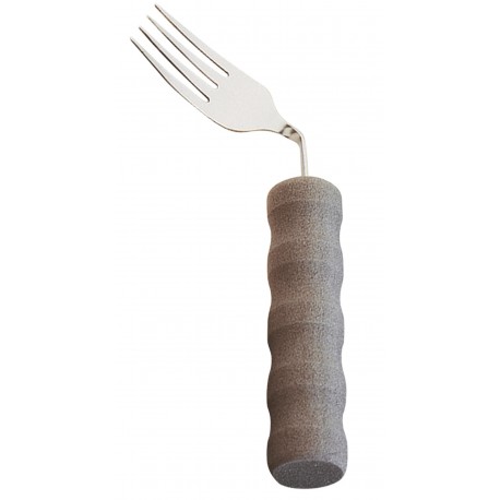 Couverts courbés avec manche en mousse fourchette droitier