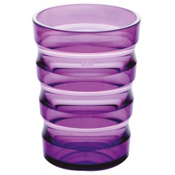Verre ergo avec bec verseur violet