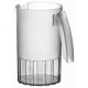 Pichet 1 l avec et sans couvercle transparent