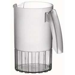 Pichet 1 l avec et sans couvercle transparent