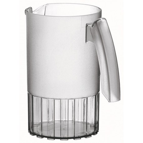 Pichet 1 l avec et sans couvercle transparent