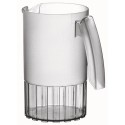 Pichet 1 l avec et sans couvercle transparent