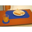 Set de table anti-dérapant 35 x 25 cm - bleu