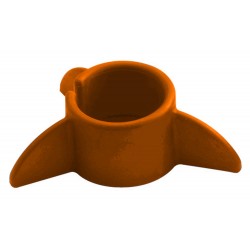 Support antidérapant yaourt orange