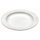Assiette demi creuse blanc
