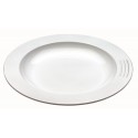 Assiette demi creuse blanc