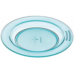Assiette demi creuse vert