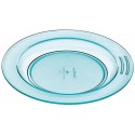 Assiette demi creuse vert