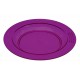 Assiette demi creuse cassis