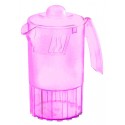 Pichet 1 l avec couvercle cassis