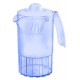 Pichet 1 l avec et sans couvercle bleu