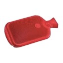 Bouillotte caoutchouc rouge