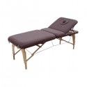 Table de kiné massage pliante bois dossier réglable - Spengler